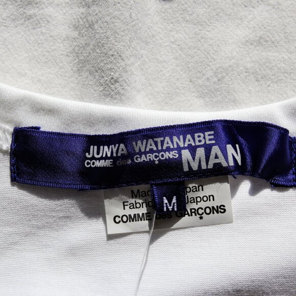 BNWT AW18 JUNYA WATANABE BLACK AND YELLOW PRINT TSHIRT M - Picture 9 of 12